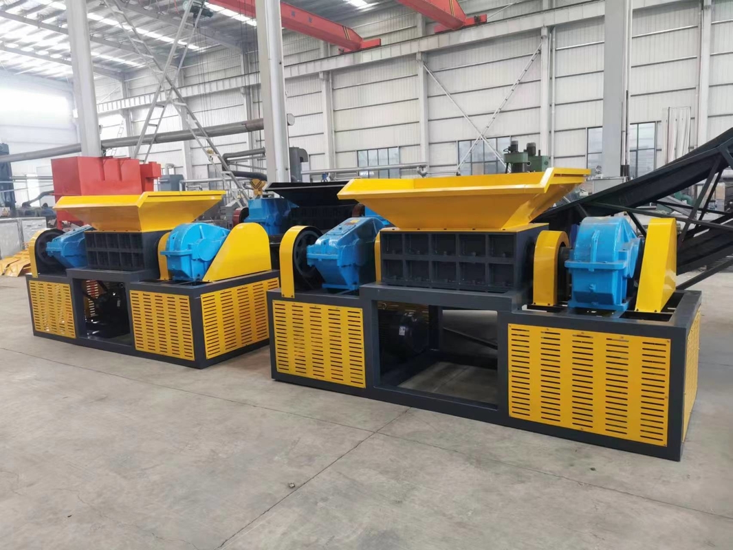 Customizable Double Shaft Shredder For Various Waste Materials Double Shaft Shredder Machine
