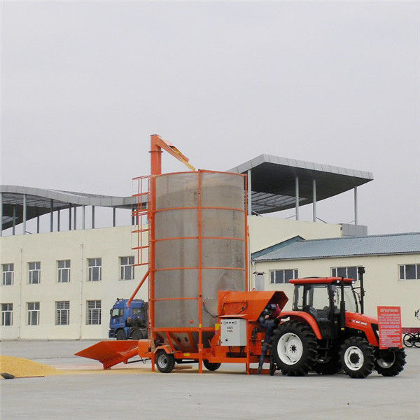 3600kg 60HP 28000m3/H Mobile Grain Dryer For Farm